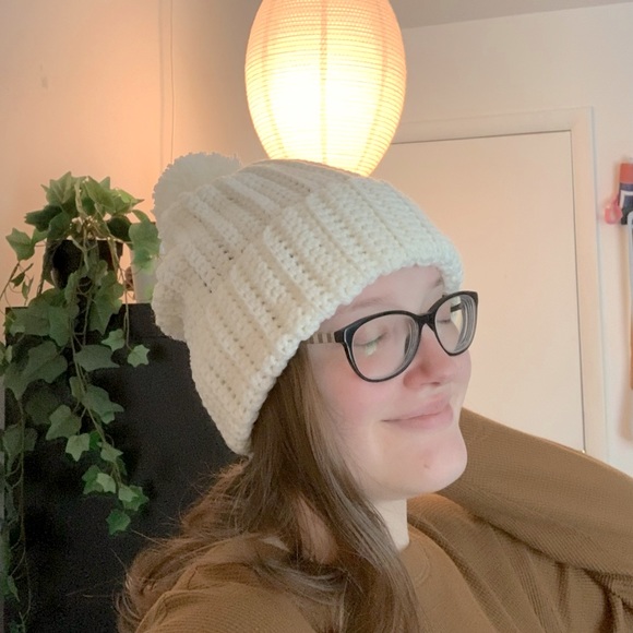 Accessories - Handmade Crocheted Beanie Pom-Pom Hat